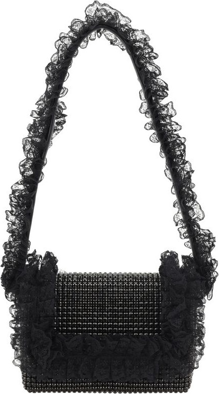Bag Self-Portrait Crystal Lace Shoulder Bag