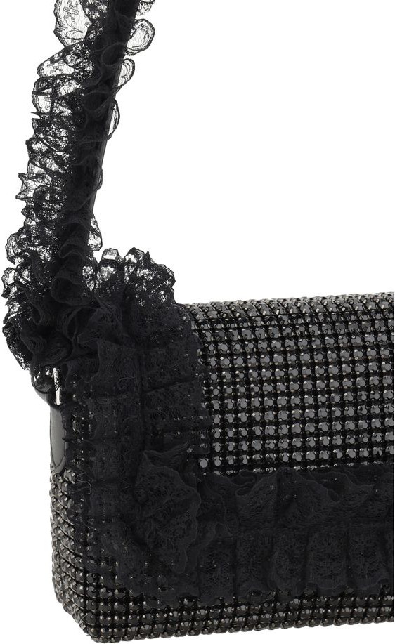 Bag Self-Portrait Crystal Lace Shoulder Bag