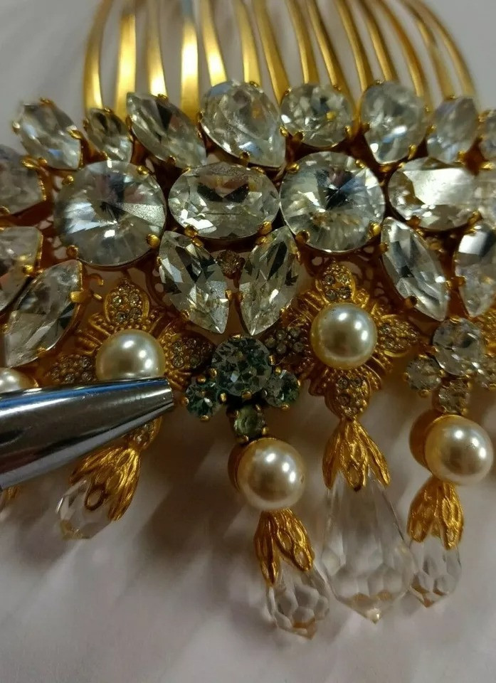 Soch uchun "Dolce & Gabbana" bezakli taroq aksessuari
