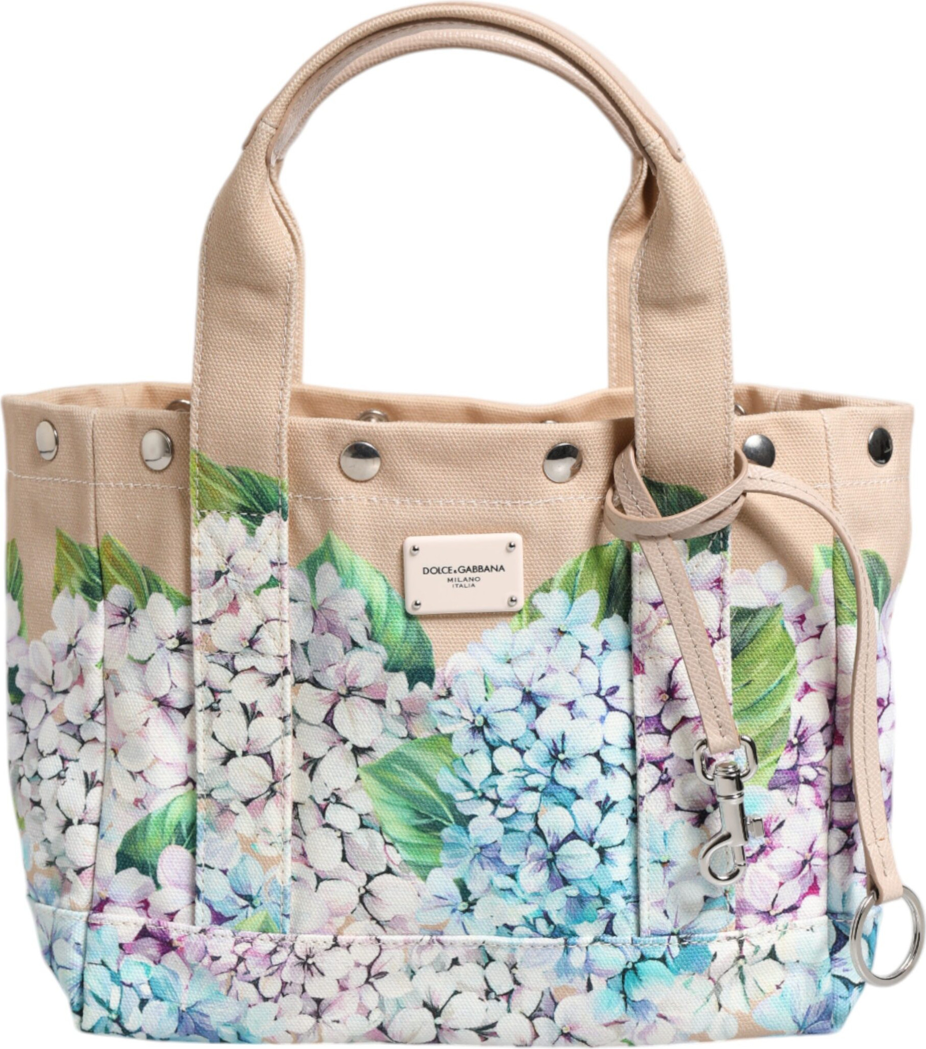 Tote sumkasi Dolce & Gabbana Multicolor Floral Canvas Tania Top Handle Tote Bag