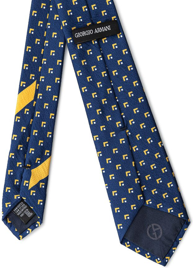 Tie Giorgio Armani Blue Silk Ties