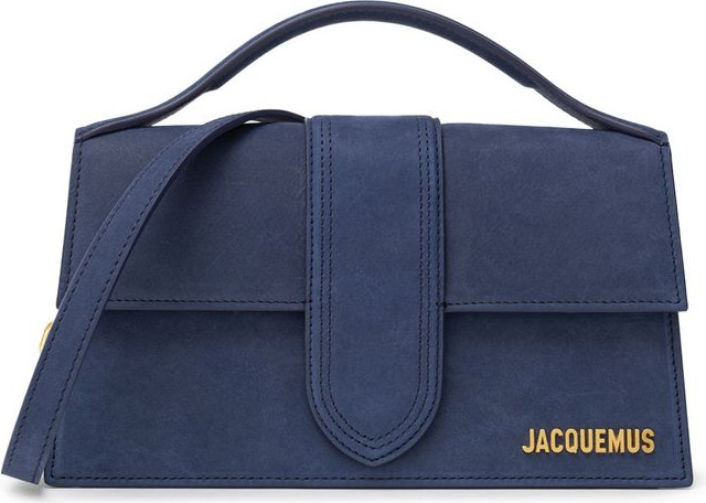 Сумка Jacquemus Цвет Синий Морской Замша Кожа