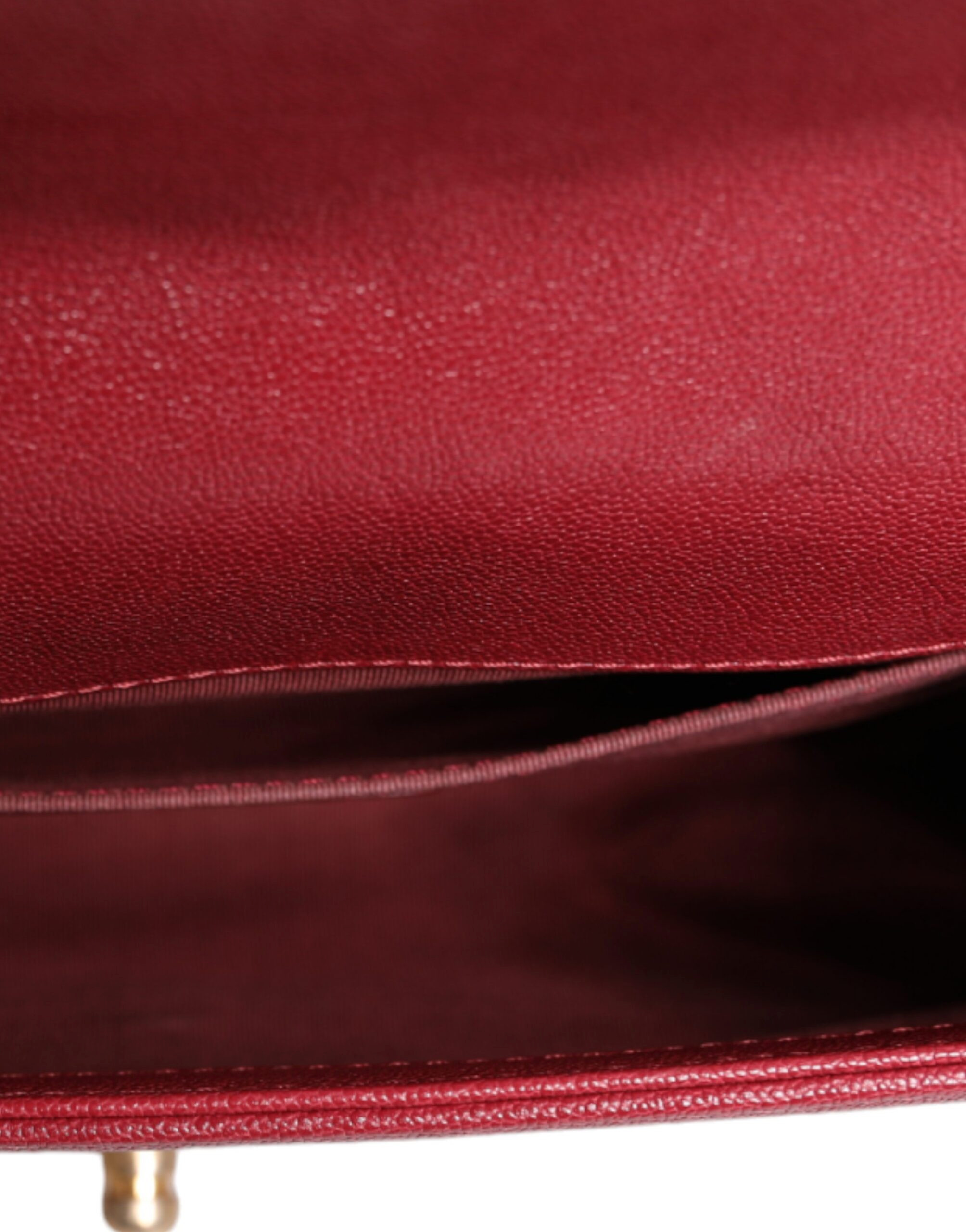 Shoulder Bag Chanel Medium Red Leather