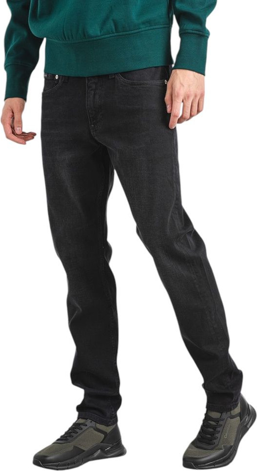 Calvin Klein Jeans Черные хлопковые джинсы Slim Fit
