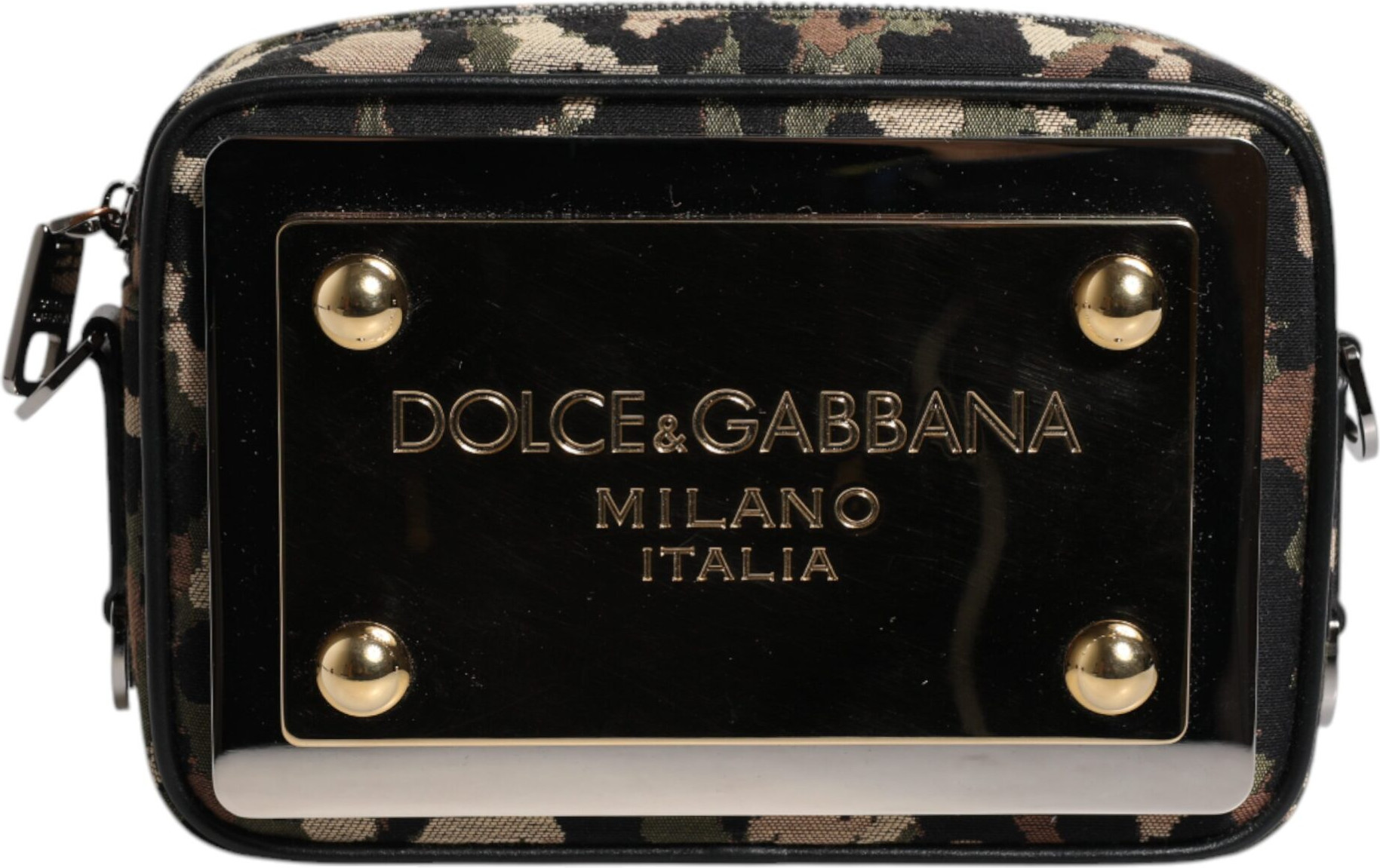 Crossbody sumkasi Dolce & Gabbana Multicolor Leopard Jacquard