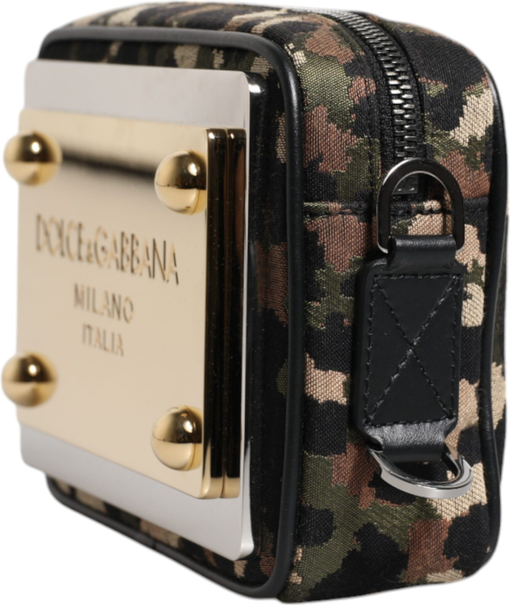 Crossbody sumkasi Dolce & Gabbana Multicolor Leopard Jacquard
