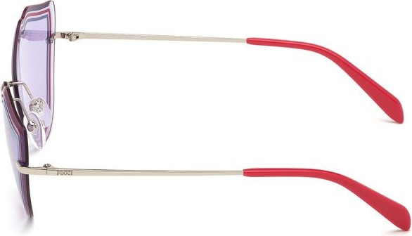 Солнцезащитные очки Emilio Pucci Серые Металлические Солнцезащитные Очки