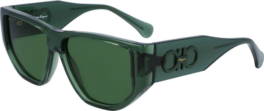 Sunglasses Ferragamo Green Injected
