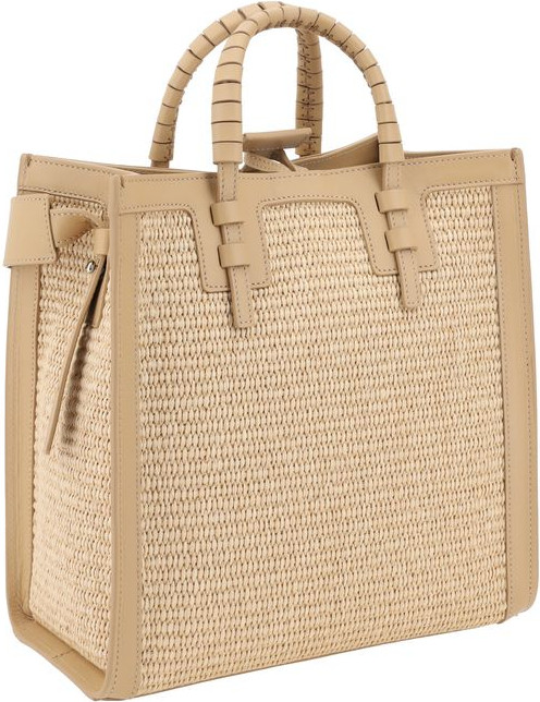 Handbag Casadei Raffia