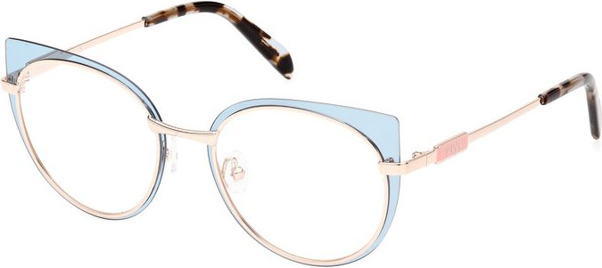 Emilio Pucci Blaue Metallbrille