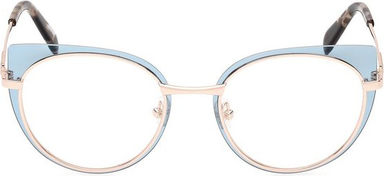 Emilio Pucci Blaue Metallbrille
