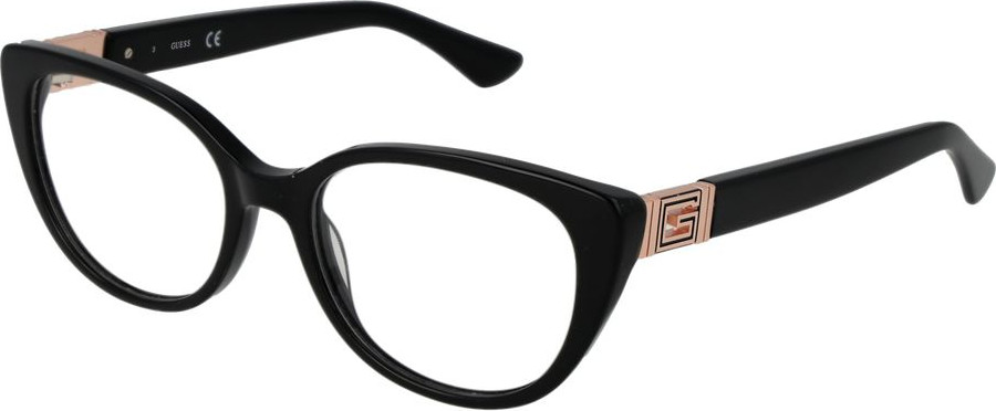 Black Plastic Glasses Frames GUESS