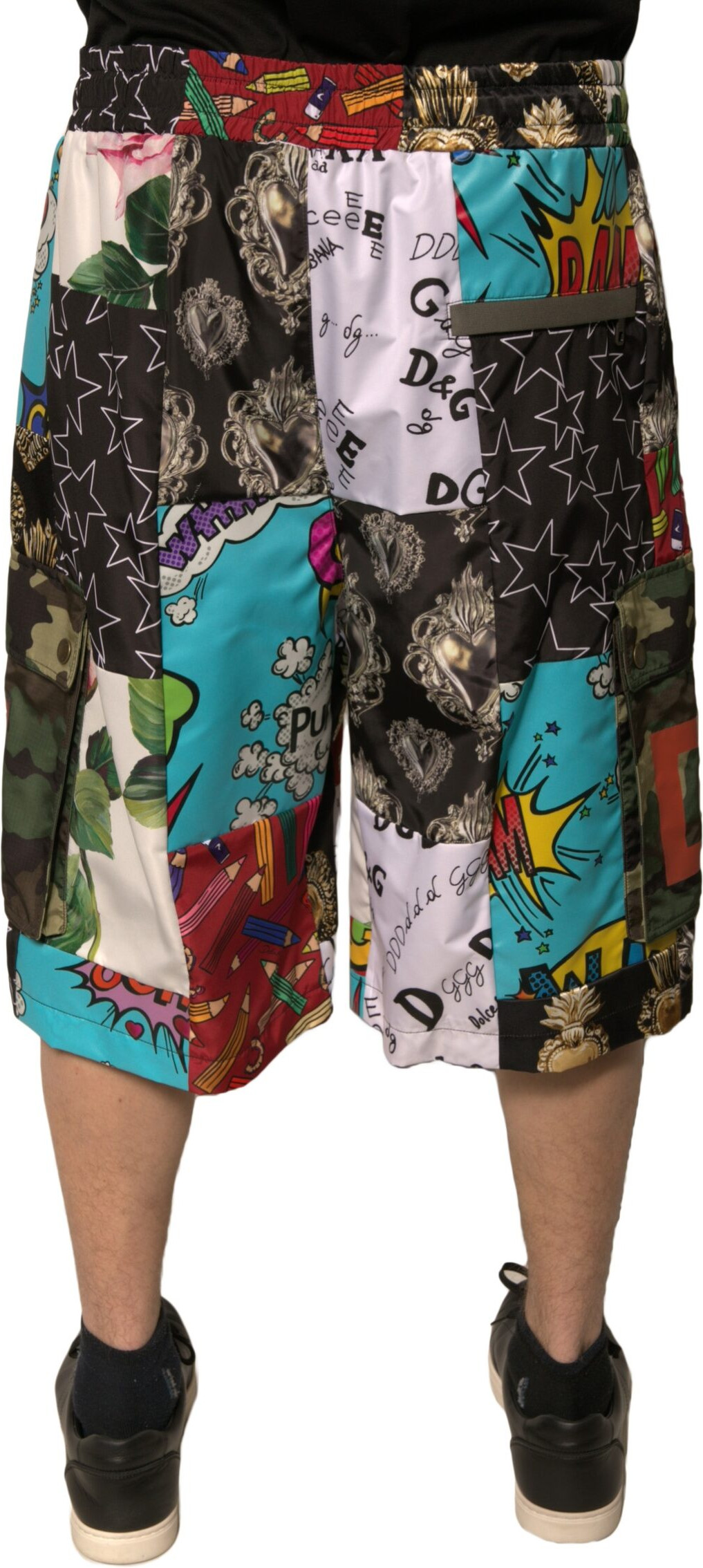 Patchwork Cargo Bermuda Shorts Dolce & Gabbana