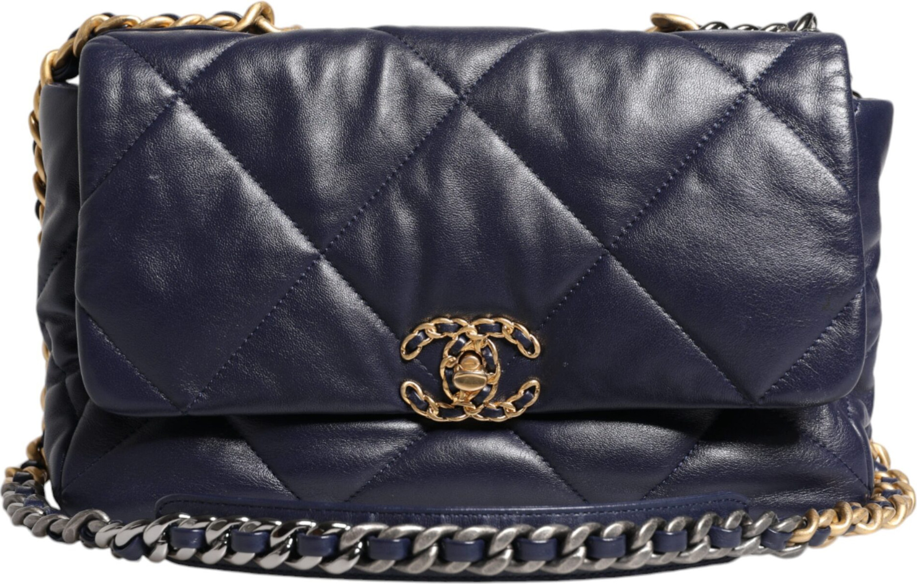 Chanel Moviy Charmli Teri Yelkada/Ko'l Chantasi (Katta)
