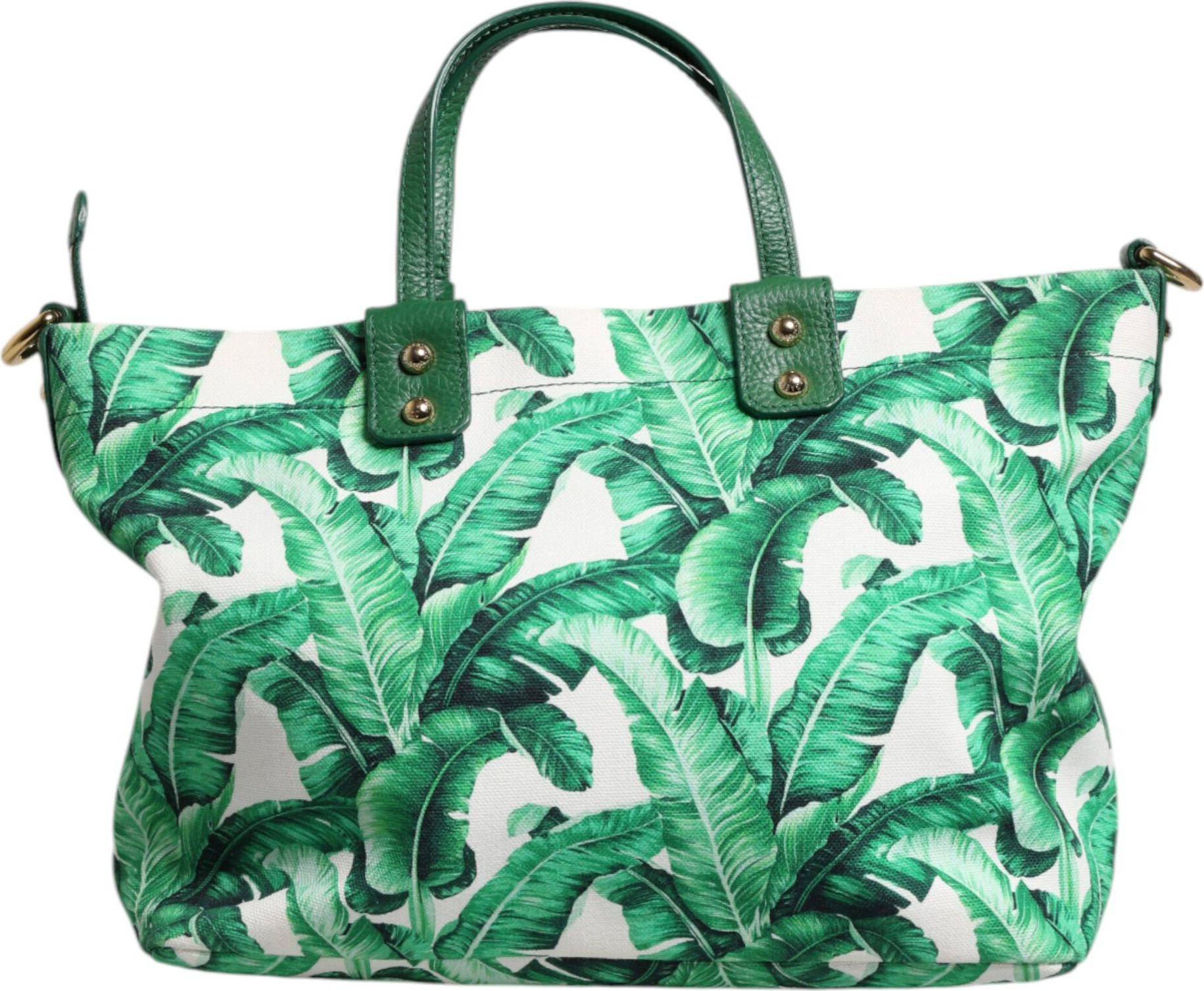 Sumka Dolce & Gabbana Yashil Kanvas Gullar Bog'i Ayollar uchun