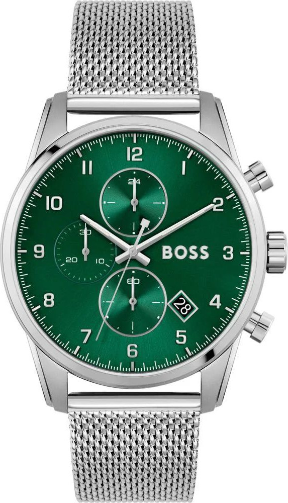 Soat Hugo Boss Kumush Rangsli Zanglamaydigan Po'lat