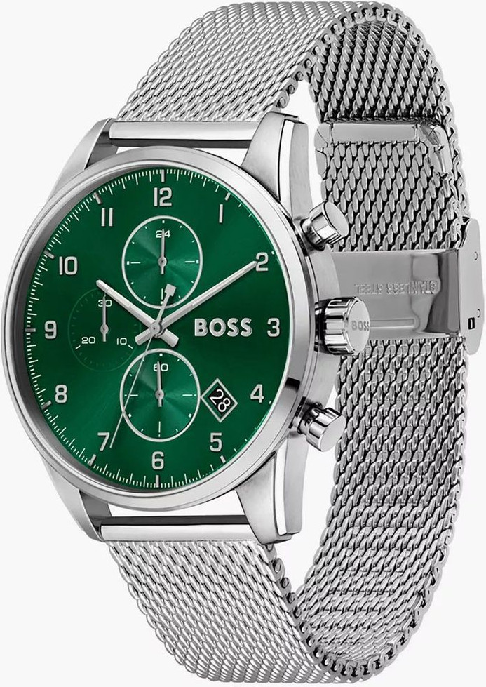 Soat Hugo Boss Kumush Rangsli Zanglamaydigan Po'lat