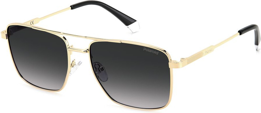 Sunglasses Polaroid Gold Metal Sunglasses