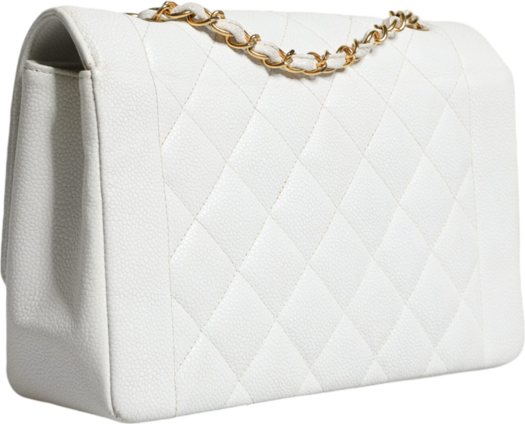 Shoulder Bag Chanel Diana Medium Classic Gold Plated Purse