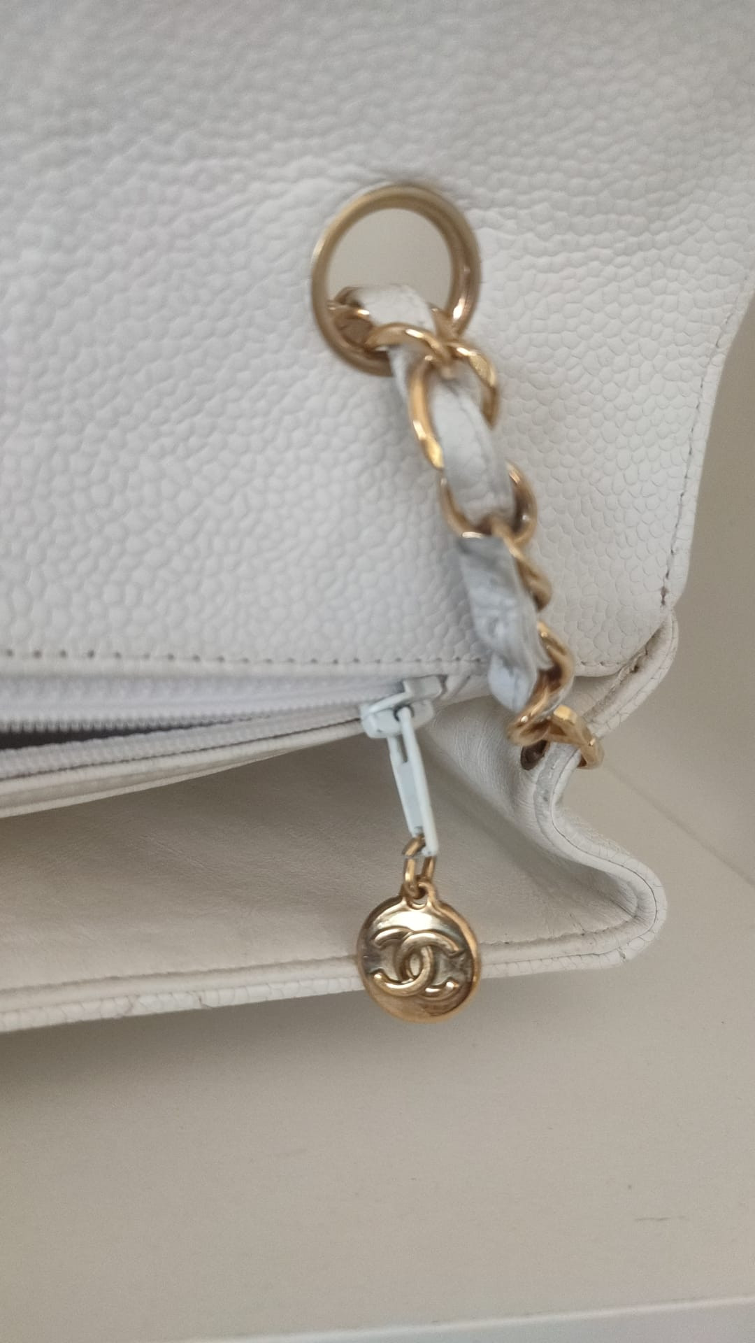 Shoulder Bag Chanel Diana Medium Classic Gold Plated Purse