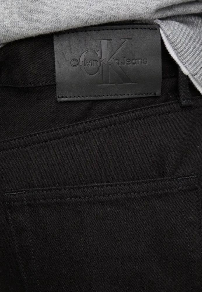 Черные хлопковые джинсы Calvin Klein Jeans