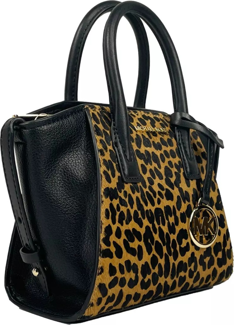 Michael Kors Avril XS qora gepard terisi sumkasi