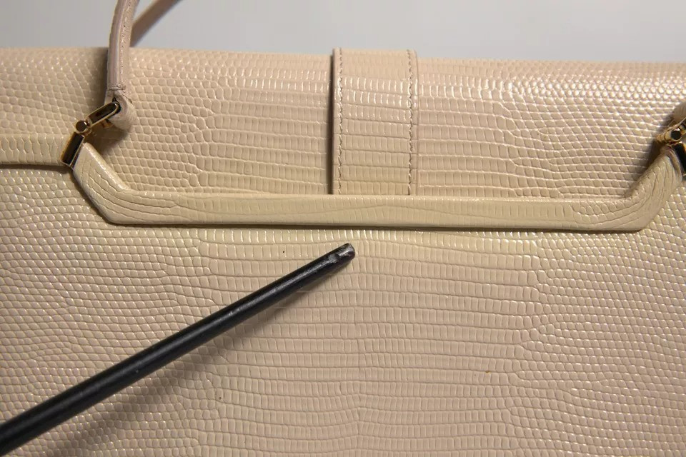 Handbag Beige Leather Ingrid Dolce & Gabbana