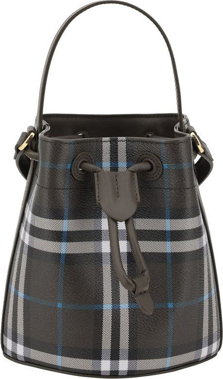 Сумка Burberry Bucket Bag с принтом Archivio Check