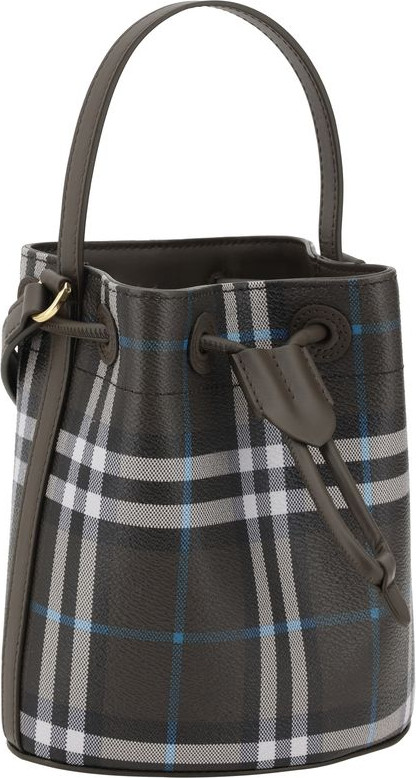 Сумка Burberry Bucket Bag с принтом Archivio Check