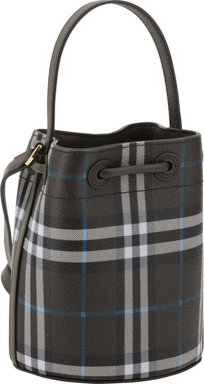 Сумка Burberry Bucket Bag с принтом Archivio Check