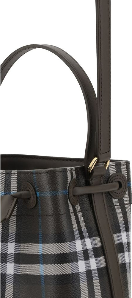 Сумка Burberry Bucket Bag с принтом Archivio Check