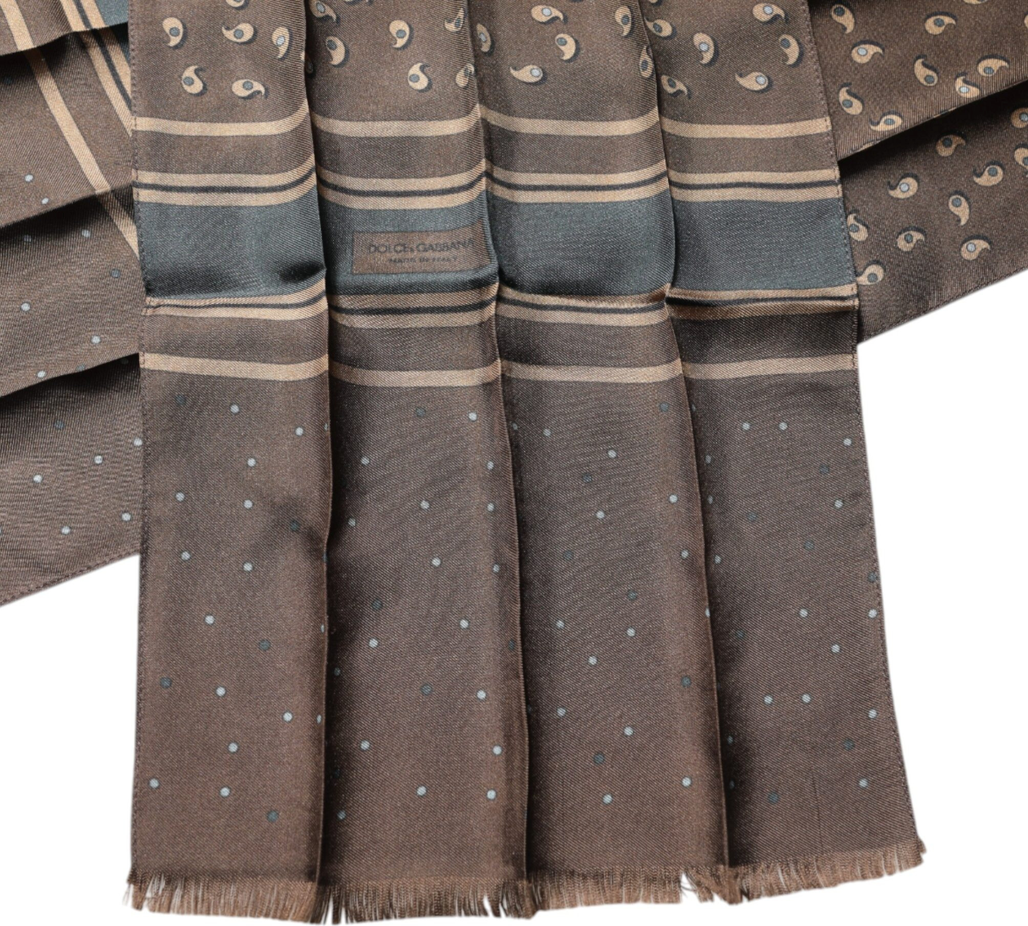 Dolce & Gabbana ipakdan to'qilgan sharf sharf