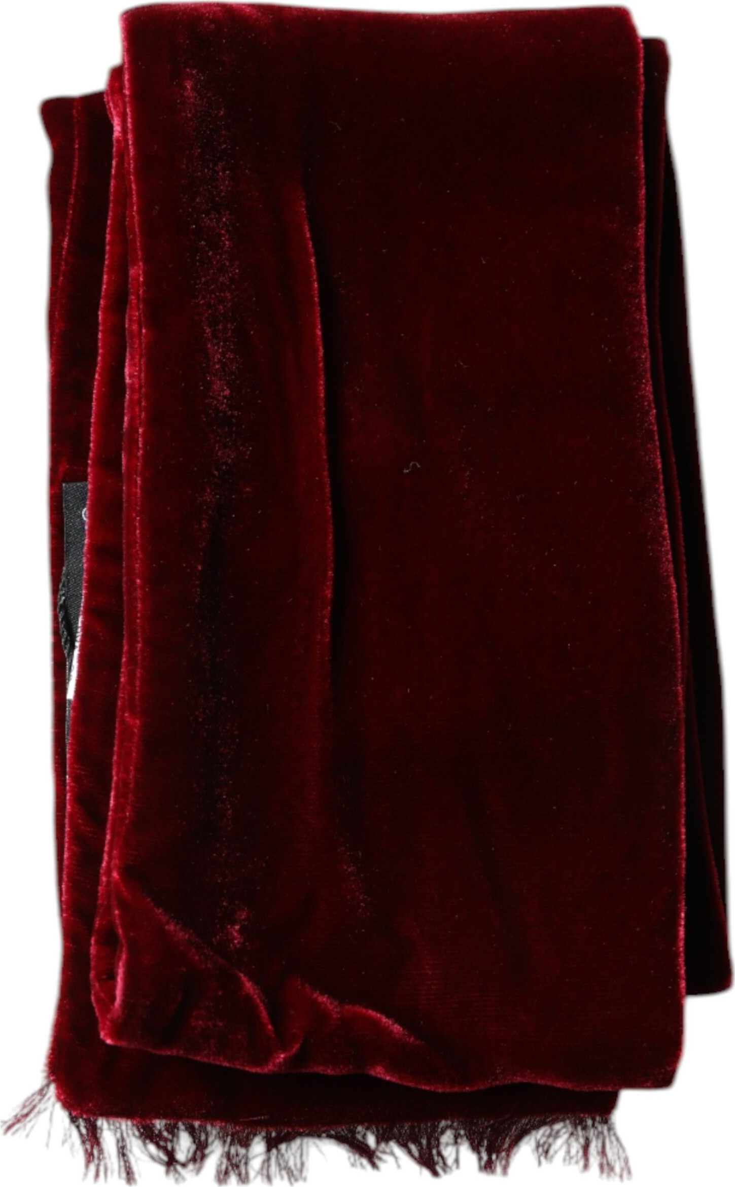 Dolce & Gabbana Sharfi Maroon Ipakli Chekka Oyoq Kiyimlar