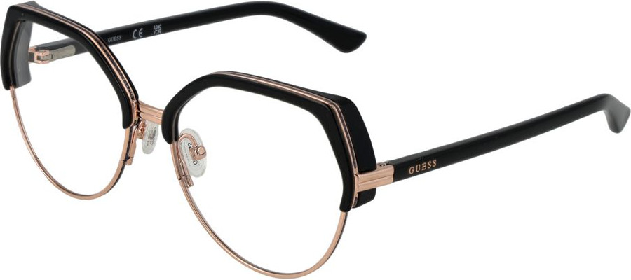 Черная пластиковая оправа для очков GUESS