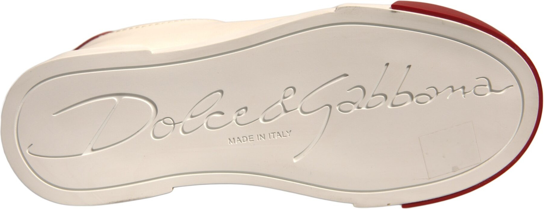 Shoes White Leather Logo Portofino Sneakers