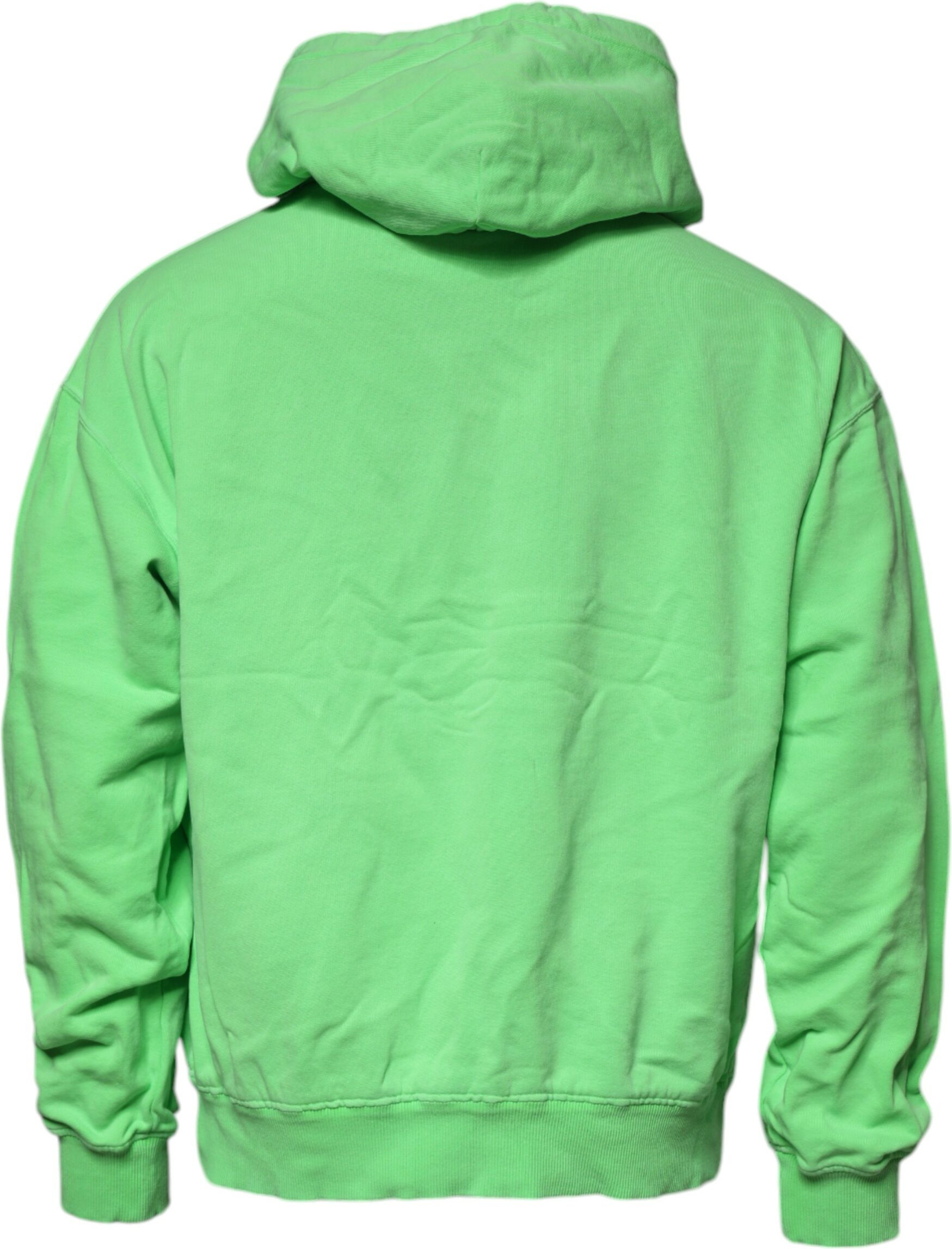 Green Logo Hooded Pullover Sweatshirt Sweater Dolce & Gabbana