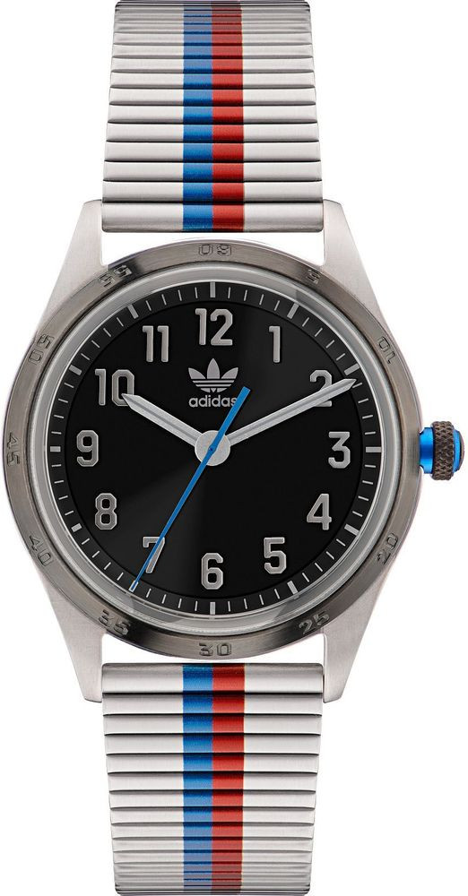 Adidas Gray Stainless Steel Watch (Watch)