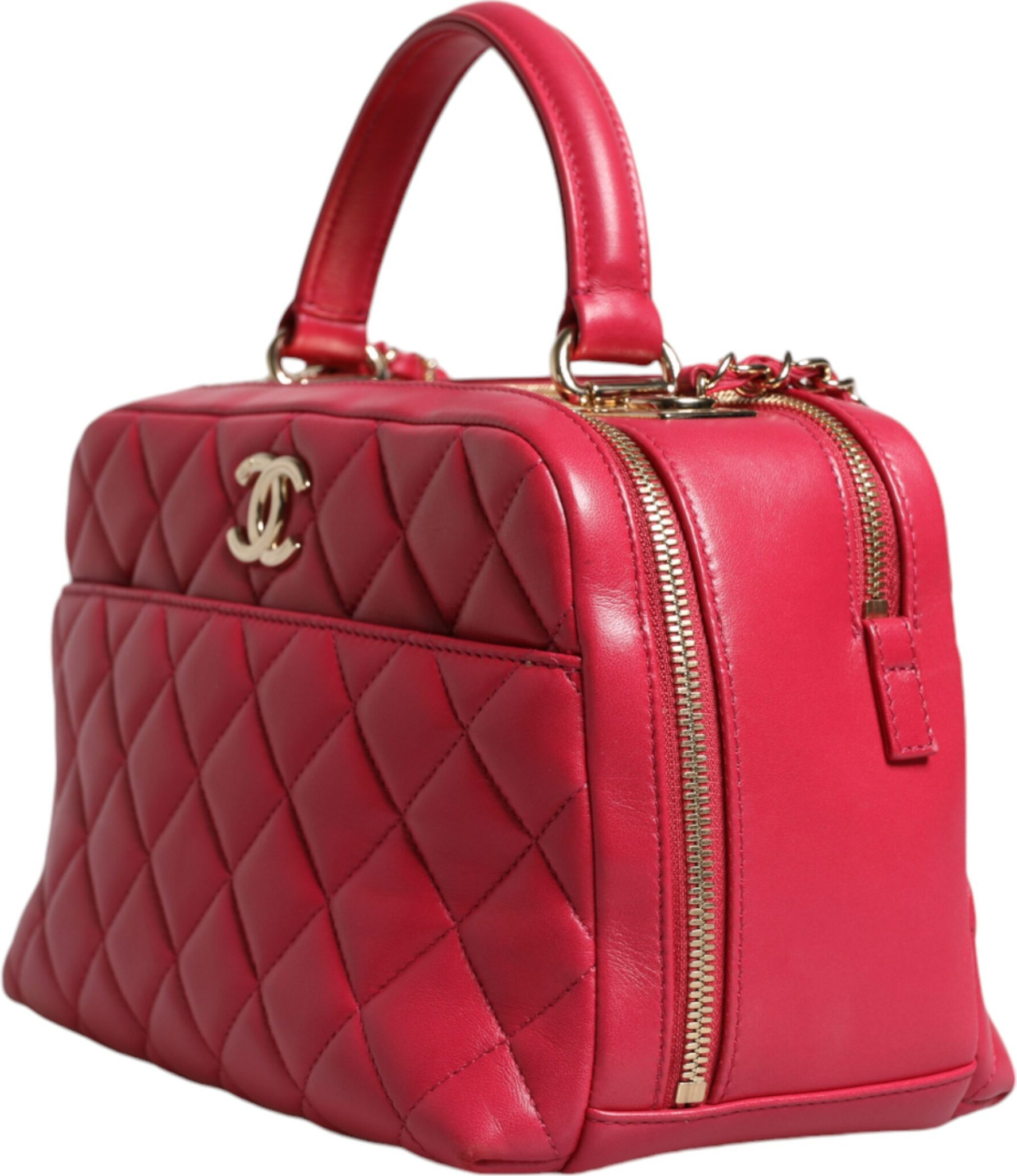 Bag Chanel Pink Seal Matelasse Chain