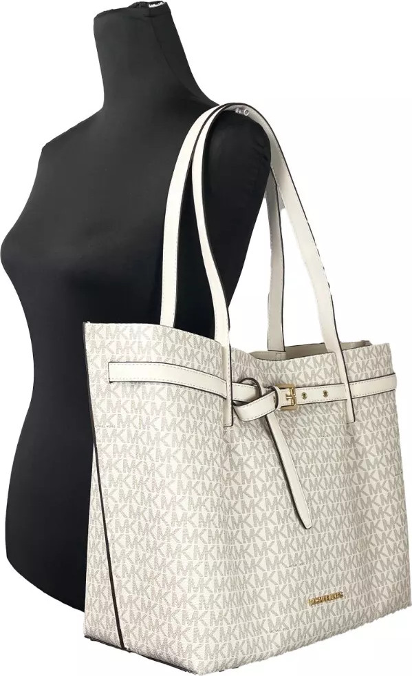 Сумка-тоут Michael Kors Emilia Large Signature PVC Tote Bag Purse