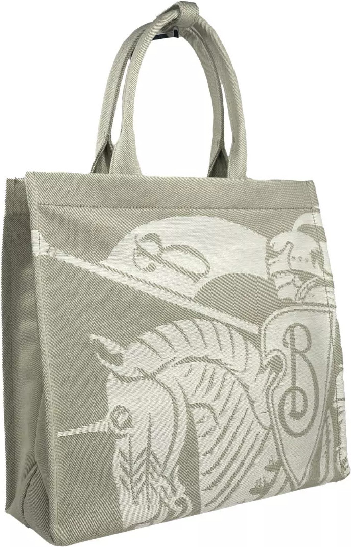 Burberry EKD Canvas Tote Sumkasi, tanga uchun sumkasi bilan