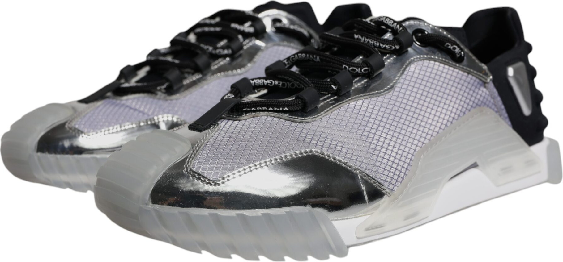 Dolce & Gabbana NS1 Sneakers Shoes Kumush va Qora,
Pastki
