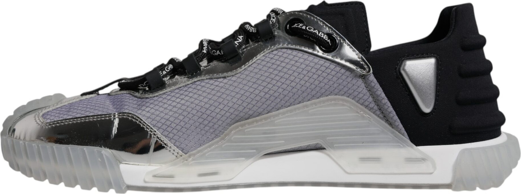 Dolce & Gabbana NS1 Sneakers Shoes Kumush va Qora,
Pastki
