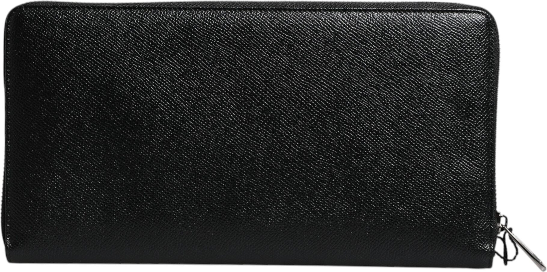 Sumka Qora Calfskin Logotipli Zip Around Continental Sumka Dolce & Gabbana