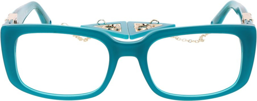 Turquoise Acetate Glasses Frames GUESS