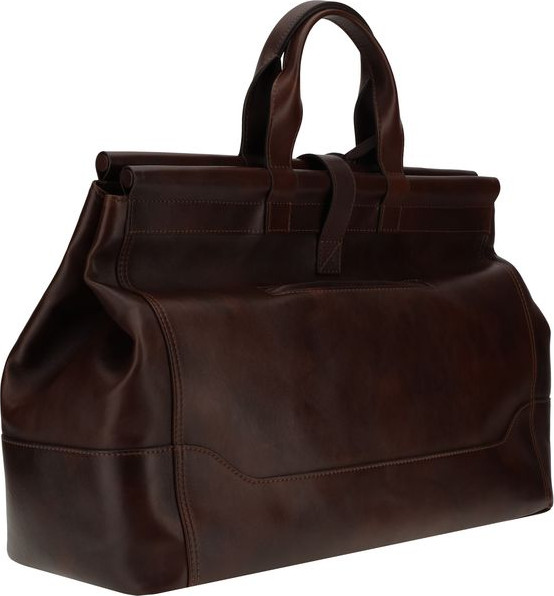 Сумка дорожная кожаная Brunello Cucinelli