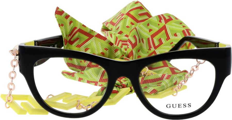 Черная пластиковая оправа для очков GUESS