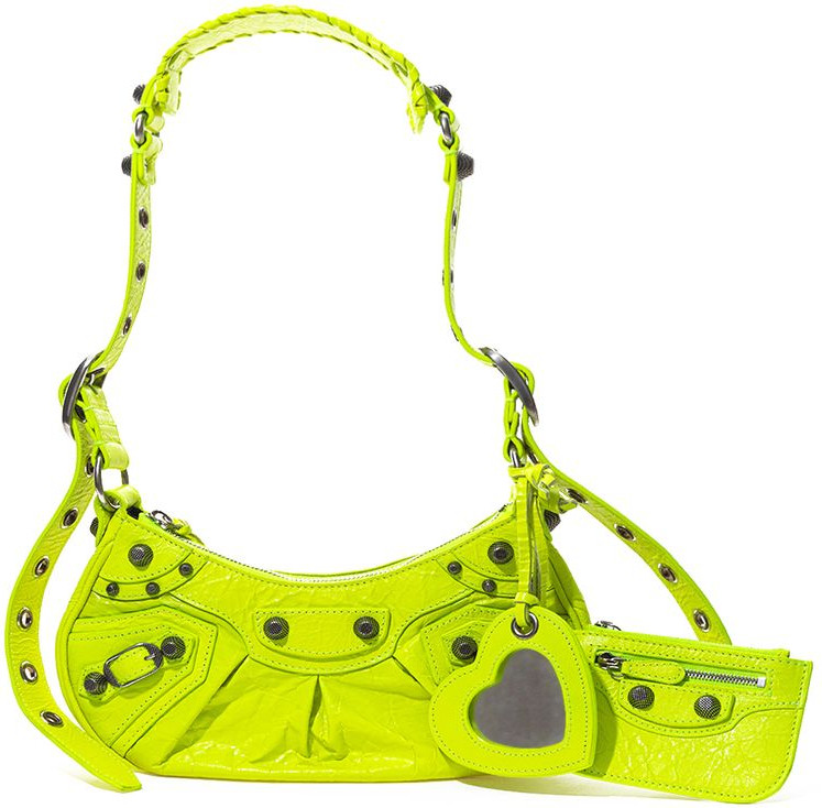 Handbag Balenciaga Sunny Yellow Leather Handbag Treasure