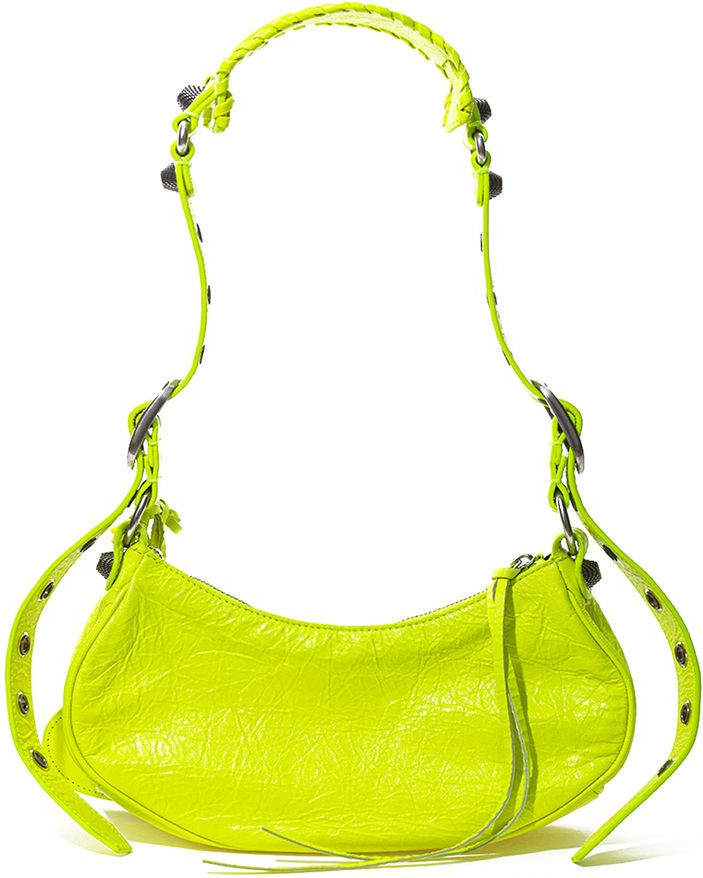 Handbag Balenciaga Sunny Yellow Leather Handbag Treasure