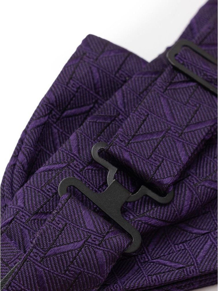 Dolce & Gabbana Binafie Purple Ipak Bog'lovchi