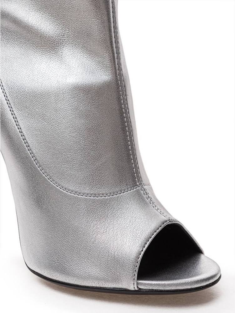 Boots Giuseppe Zanotti Gray Leather
